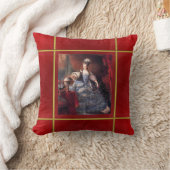 ロイヤルフランスのティアメリカの毛上枕 クッション (ブランケット)