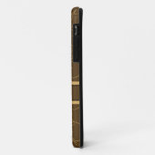 ロイヤルブラウンパターンのiPhone 5 カバー (裏面/左)