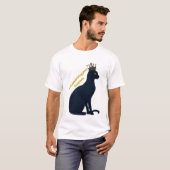 ロイヤルブラックキャット Tシャツ (正面フル)