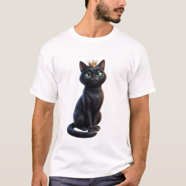ロイヤルブラックキャットTシャツ Tシャツ