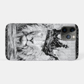 ロイヤルブラックリヨン Case-Mate iPhoneケース (裏面(横))