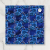 ロイヤルブルーとシルバーの花 フェイバータグ (裏面)