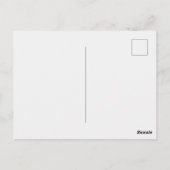 ロイヤルブルーのカスタマイズ可能なポストカード ポストカード (裏面)