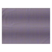 ロイヤルブルーのダマスク織の金ゴールド テーブルクロス (正面(横))