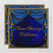 ロイヤルブルーゴールドコーポレートビジネスグランドオープニング 招待状 (正面/裏面)