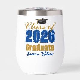 ロイヤルブルーゴールド クラスオブ2026 オーダーメイド卒業記念品