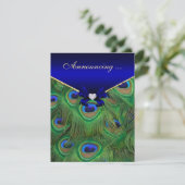 ロイヤルブルーピーコックエンゲージメントアナウンスメント 案内状 (スタンド正面)