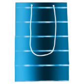 ロイヤルブルーリボン ボウ ブライダルシャワー ミディアムペーパーバッグ (裏面)