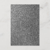 ロイヤルブルー結婚式の詳細QRコード エンクロージャーカード (裏面)