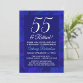 ロイヤルブルー５５ 　引退　お別れ会　ご招待 招待状 (スタンド正面)