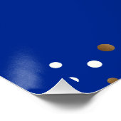 ロイヤルブルー ゴールドクラス 2024 カスタム ポスター (コーナー)