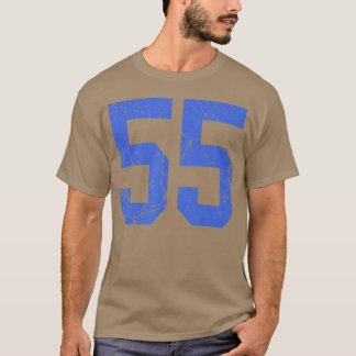ロイヤルブルー ナンバー55 ジェイジー プレーヤーユニフォーム 55 Tシャツ
