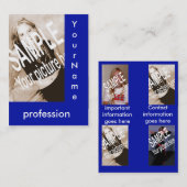 ロイヤルブルーcompカード 名刺 (正面/裏面)