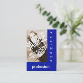 ロイヤルブルーcompカード 名刺 (スタンド正面)