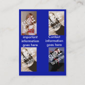 ロイヤルブルーcompカード 名刺 (裏面)