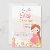 ロイヤルプリンセスバースデーパーティー 招待状 (正面)