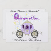 ロイヤルプリンセスパーティー - SRF 招待状 (正面/裏面)