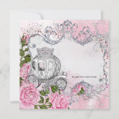 ロイヤルプリンセス誕生日パーティー 招待状 (裏面)