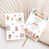 ロイヤルプリンセス ティーパーティー 誕生日 招待状