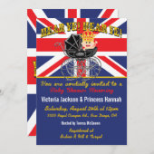 ロイヤルベイビーシャワーの招待状 招待状 (正面/裏面)