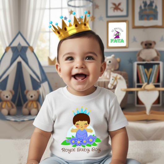 ロイヤルベイビーボーイ ベビーTシャツ