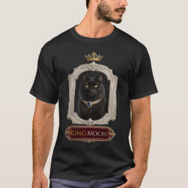 ロイヤルペットの肖像画 カスタム写真 名前入り Tシャツ