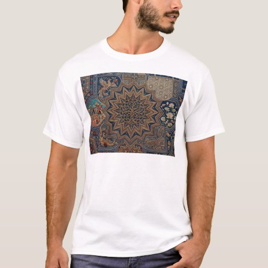 ロイヤルペルシャンマンダラアートTシャツ Tシャツ (正面)
