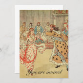 ロイヤルボール招待状 招待状 (正面/裏面)