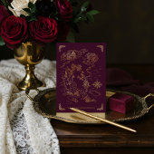 ロイヤルミューズ中世ファンタジー旧世界地図ウェディング エンクロージャーカード