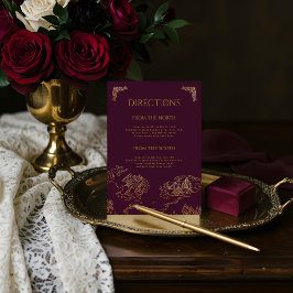 ロイヤルミューズ中世ファンタジー旧世界地図ウェディング エンクロージャーカード