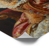 ロイヤルヨークシャーテリアの肖像 ポスター (角)