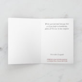 ロイヤルレッドゴールドレースの感謝カード サンキューカード (内部)