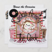 ロイヤルロックインパーティー- SRF 招待状 (正面/裏面)