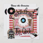 ロイヤルロックインパーティー- SRF 招待状 (正面/裏面)