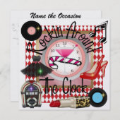 ロイヤルロックインパーティー- SRF 招待状 (正面/裏面)