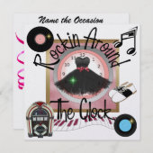 ロイヤルロックインパーティー- SRF 招待状 (正面/裏面)