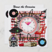 ロイヤルロックインパーティー- SRF 招待状 (正面/裏面)