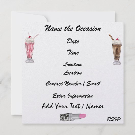 ロイヤルロックインパーティー- SRF 招待状 (裏面)