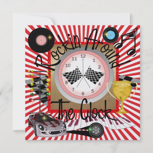 ロイヤルロックンレーシングパーティー- SRF 招待状 (正面)