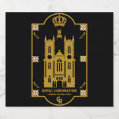 ロイヤル戴冠式ウェストミンスター寺院 ビールラベル (シングルラベル)