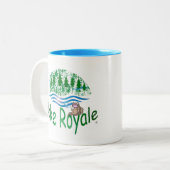 ロイヤル湖 ツートーンマグカップ (正面左)