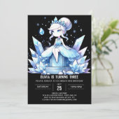 ロイヤル アドーラブル プリンセス バースデー 招待状 (スタンド正面)