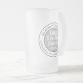 ロイヤル・アンド・ロング・サービス賞 フロストグラスビールジョッキ (正面右)