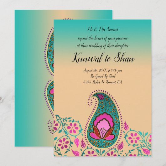 ロイヤル インビテーション2 招待状 (正面/裏面)