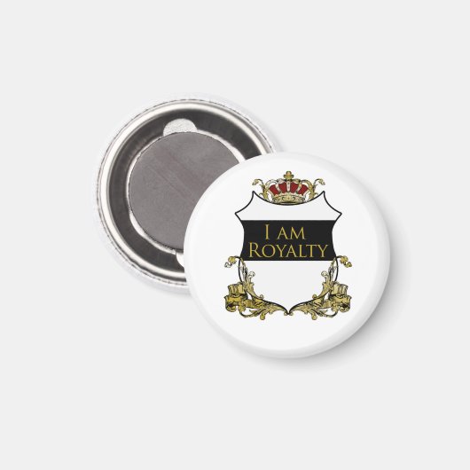 ロイヤル クラウン シールド I Am Royalty マグネット (正面/裏面)