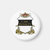 ロイヤル クラウン シールド I Am Royalty マグネット (正面)