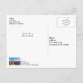 ロイヤル・ゴージ・ブリッジ横景 快復祈願ポストカード ポストカード (裏面)