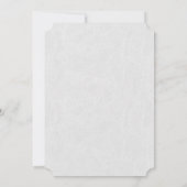 ロイヤル ゴールド ホワイト アートデコ モノグラム バチェラーパーティー 招待状 (裏面)