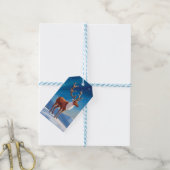 ロイヤル ジンジャー | ハッピー ホリデー メリー クリスマス ギフトタグ (より糸付き)