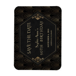 ロイヤル フルールドリス ゴールド グレートギャツビー 50歳の誕生日 マグネット